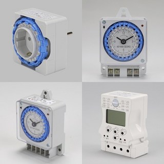 국산 간판 타이머 콘센트 타임 스위치 24시간 자동 전등전원 time switch 전기 절감기, HTS-24A, 1개