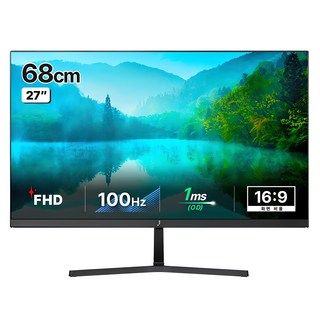 주연테크 FHD LED 100Hz 모니터, 68cm, V27FX_무결점