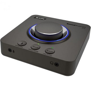 Creative Sound Blaster X4 외장 USB DAC Amp(Super X-Fi 포함) 7.1 서라운드 광학 I/O 마이크/헤드셋/라인인 - PC 및 Mac용