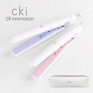 CKI-0701 미니고데기 고데기 휴대용 앞머리 매직기, CKI-0701 바이올렛, CKI-0701 바이올렛 +파우치
