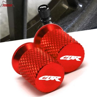 오토바이 CNC 휠 타이어 밸브 캡 플러그 혼다 CBR650R CBR600RR CBR1000RR CBR500R CBR250R CBR600F F2 F3 F4i 액세서리, 1개