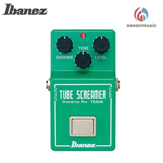아이바네즈 TUBE SCREAMER OVERDRIVE PRO TS808 일렉기타 이펙터, 1개