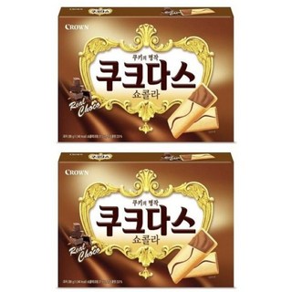 신상과자 크라운제과 쿠크다스 쇼콜라, 2개, 289g