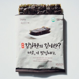 철판직화구이 전장김 김일한의 김이란 20g, 10개