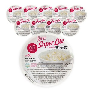 칼로리반 저칼로리 현미곤약밥 65kcal, 10개, 140g