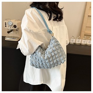 구름가방 4 color 미니 엠보싱 와플 구름백