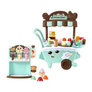 [립프로그] 아이스크림 카트 디럭스(한영/ 2중 택1)+소프트 아이스크림메이커(한영) 아이스크림 디럭스 핑크+소프트 아이스크림 메이커 1개 상품 이미지