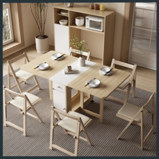 에어가구 이동식 확장형 식탁