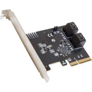 IO CREST O Crest 4포트 SATA III PCI e 2 0 x1 컨트롤러 카드