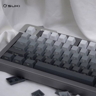 SUKI OEM 그라데이션 측각 프로필 LED투과 PBT 기계식 키보드 키캡