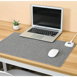 온열 데스크매트 발열 마우스패드 보온 usb 사무실 책상 학교 대형 방수, 노브형-다크 패브릭 80cmx33cm, 기본 모델명/품번