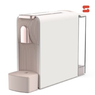 SCISHARE 심상 네스프레소 호환 캡슐 커피머신 2세대, 3A-C289A, 로즈골드 + 베이지