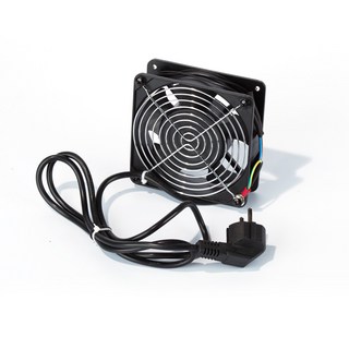 쿨링팬 120mm AC FAN 220V 쿨러 서버랙 허브랙 교체용 저소음 소형 냉각펜 산업용 공냉 환기 배기휀, 1개, 상세페이지 참조
