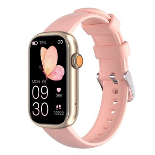 와피크 블루투스 스마트워치 X3 스마트밴드 한글판 학생 어린이 운동시계, 골드, 3.7cm, GPS + 블루투스