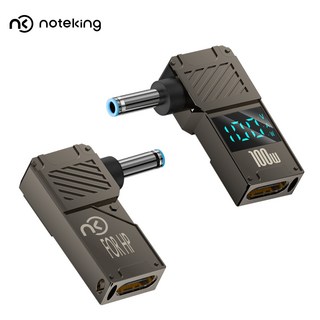 노트킹 USB-C TO DC 100W 외경 4.5 내경 3.0 중앙핀 노트북 디스플레이 충전 젠더 P-7