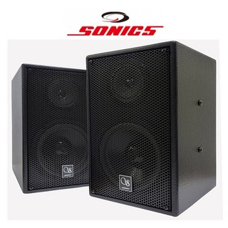 소닉스 노래방 스피커 PS-165D 1조(2개) 국산 6인치 풍부한 중저음 부드러운 음색 가정 업소용 SM