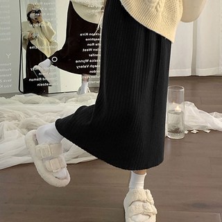 미투리아 여셩 겨울 기모안감 치마 스커트