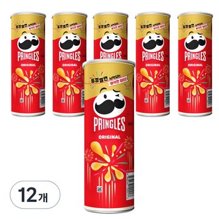 프링글스 오리지날, 110g, 12개 대표 이미지 - 프링글스 맛 비교 추천