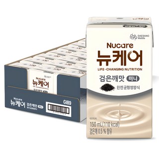뉴케어 검은깨맛 미니 완전균형영양식, 150ml, 24개