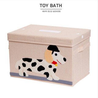 토이바쓰 패브릭 장난감 살균 수납함 강아지 상품 이미지