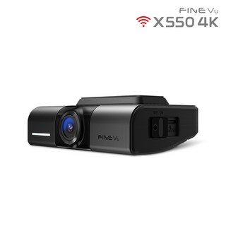 [본사정품][메모리업]파인뷰 X550 4K UHD 와이파이 차량용 블랙박스 빌트인캠 고화질 블랙박스 2채널 5GHz Wi-Fi 스마트폰 연동 초저전력, 자가설치, 32GB