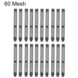 스텐파이프 스틸봉 스테인레스 스틸 메쉬 에어리스 페인트 분무기 필터 스프레이건 전동 공구 60/100/150 11x110mm 20 개, [01] 60 Mesh