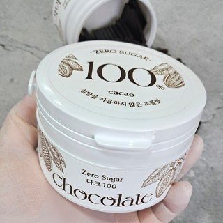 카카오 100% 다크초콜릿 무설탕 저당간식 저탄고지 무가당간식, 1개, 200g