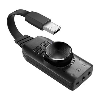 7.1채널 USB 외장 사운드카드 HA005, 본상품선택, 1개