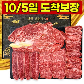 푸드지 마장동 1++ 투뿔 한우 No.9 마스터 세트, 1세트, 600g
