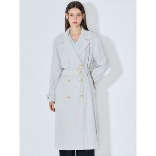 쉬즈미스 루나클래식 더블버튼 롱 트렌치코트 택가격 398000원