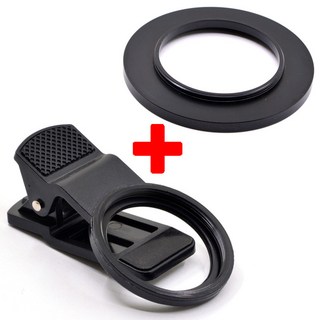 KnightX-전문 전화 카메라 매크로 렌즈 CPL 스타 가변 ND 필터 스마트 폰 37mm 52mm 55mm 58mm 캐논 니콘, 4.Phone holder to ring - 52mm