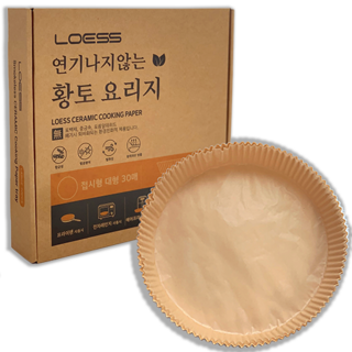 로이스 연기나지 않는 황토 종이호일 30p, 1개 종이쿠킹호일