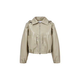 보브 후드드 소프트 레더 자켓 71141202021658722