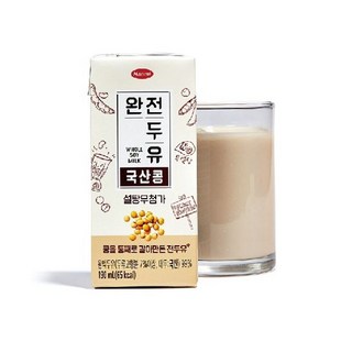 한미 완전두유 국산콩 설탕무첨가, 190ml, 32개