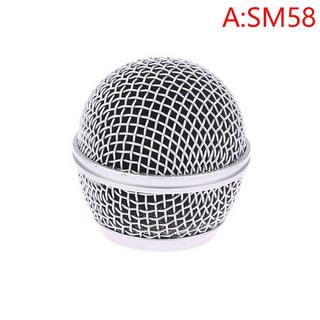 마이크 교체 헤드 스틸 메쉬 그릴 베타 57A 845S 호환, 02 Type 2