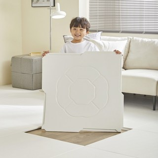 [리퍼브]층간소음매트 셀프시공 퍼즐 유아 아기 매트 이든매트70X70X2.4(cm), 1개, 솔트화이트