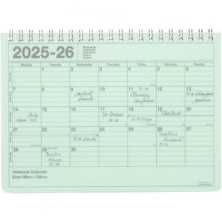 2025년 다이어리 4월부터 시작 월간 블록 B6 가변형 노트북 캘린더 S 민트 마크 25SDR-NB2-MI, ~처럼