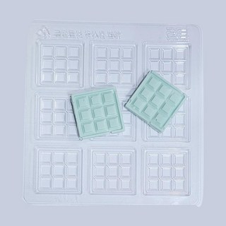 나만의 초코렛 만들기 정사각 바크 몰드, 1개