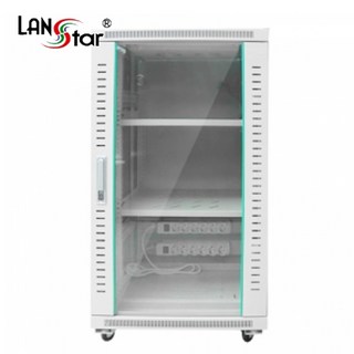 랜스타 LS-1200H 허브랙 아이보리 22U 1200x800x600 통신랙 국제규격, 1개