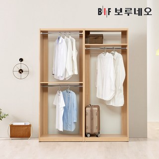 보루네오 리타 드레스룸 시스템 행거 옷장