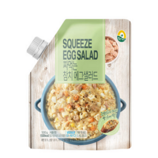 짜먹는 참치 에그샐러드 500g, 1개