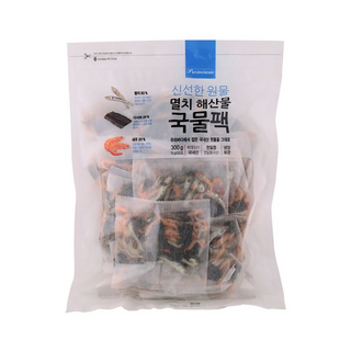 신선한 원물 멸치 해산물 다시팩, 1개