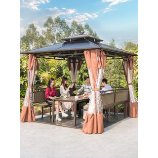 야외 바베큐장 테라스 테이블