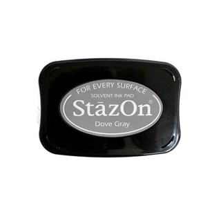 츠키네코 스테이즈온 StazOn 유성 잉크패드 다꾸 가죽 유리 올인원 스탬프, sz-33, 1개