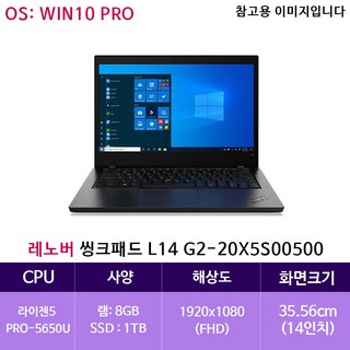레노버 씽크패드 L14 G2-20X5S00500