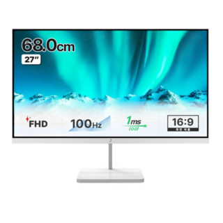 주연테크 FHD 100Hz 화이트 모니터, 68cm, v27Fx-w(무결점)(정식출고)