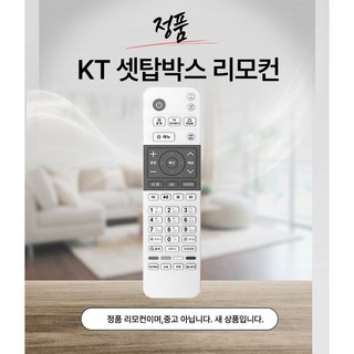 KT 정품 지니 TV 리모컨 일반형 B114, 1개