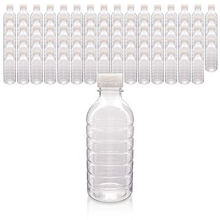 경진기업 페트병 신형 350ml 30파이 생수원형(A)-80개 마개 흰색, 80개