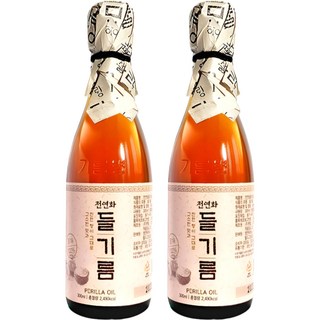 시장쏙 전연화 들기름, 300ml, 2개