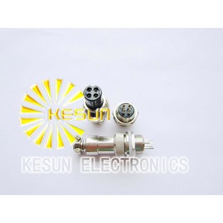 20 쌍 남성 및 여성 직경 12mm 와이어 패널 커넥터 GX12 4P GX12-4 M12 원형 소켓 플러그